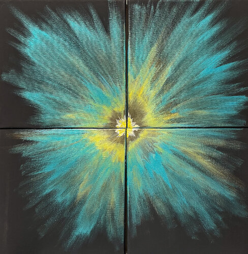 Radian Christmas Star di Maksim Gorshkov, Pittura in vendita su Singulart