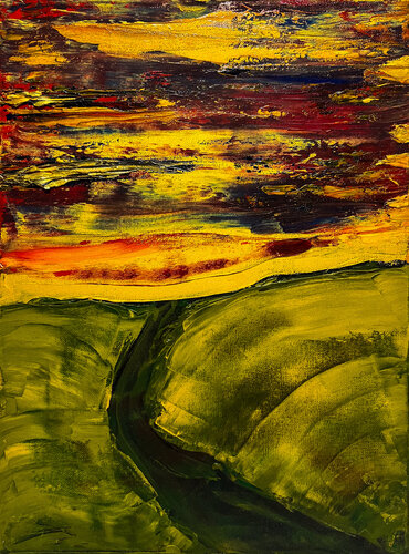 Golden Horizon van Maksim Gorshkov, Schilderij te koop op Singulart
