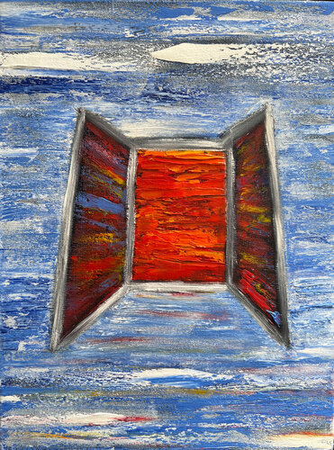 Window to Mars van Maksim Gorshkov, Schilderij te koop op Singulart