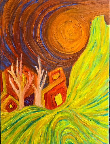 Crazy sunrise von Maksim Gorshkov, Malerei kaufen auf Singulart