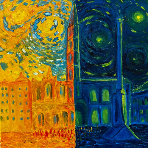 Eternal Contrast von Maksim Gorshkov, Malerei kaufen auf Singulart