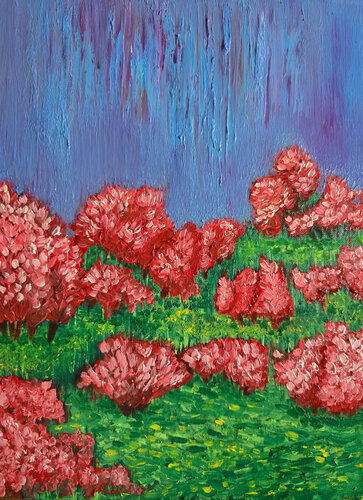 Whispers of Bloom di Maksim Gorshkov, Pittura in vendita su Singulart