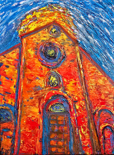 Portal of Light by Maksim Gorshkov, 油畫 for Sale on Singulart