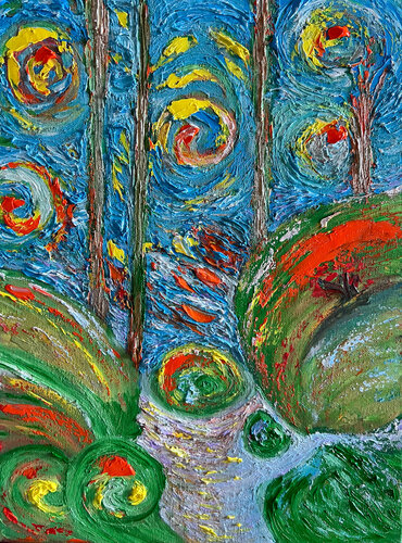 Beneath the Spell of Summer van Maksim Gorshkov, Schilderij te koop op Singulart