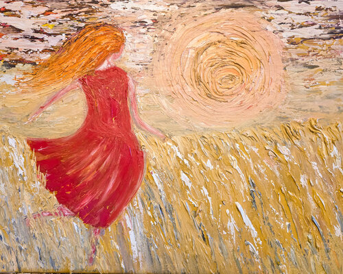 Into the Light of Happiness van Maksim Gorshkov, Schilderij te koop op Singulart