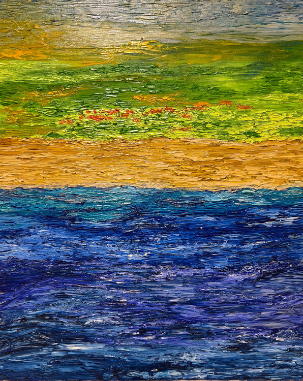 Side of the lake, spring Maksim Gorshkov