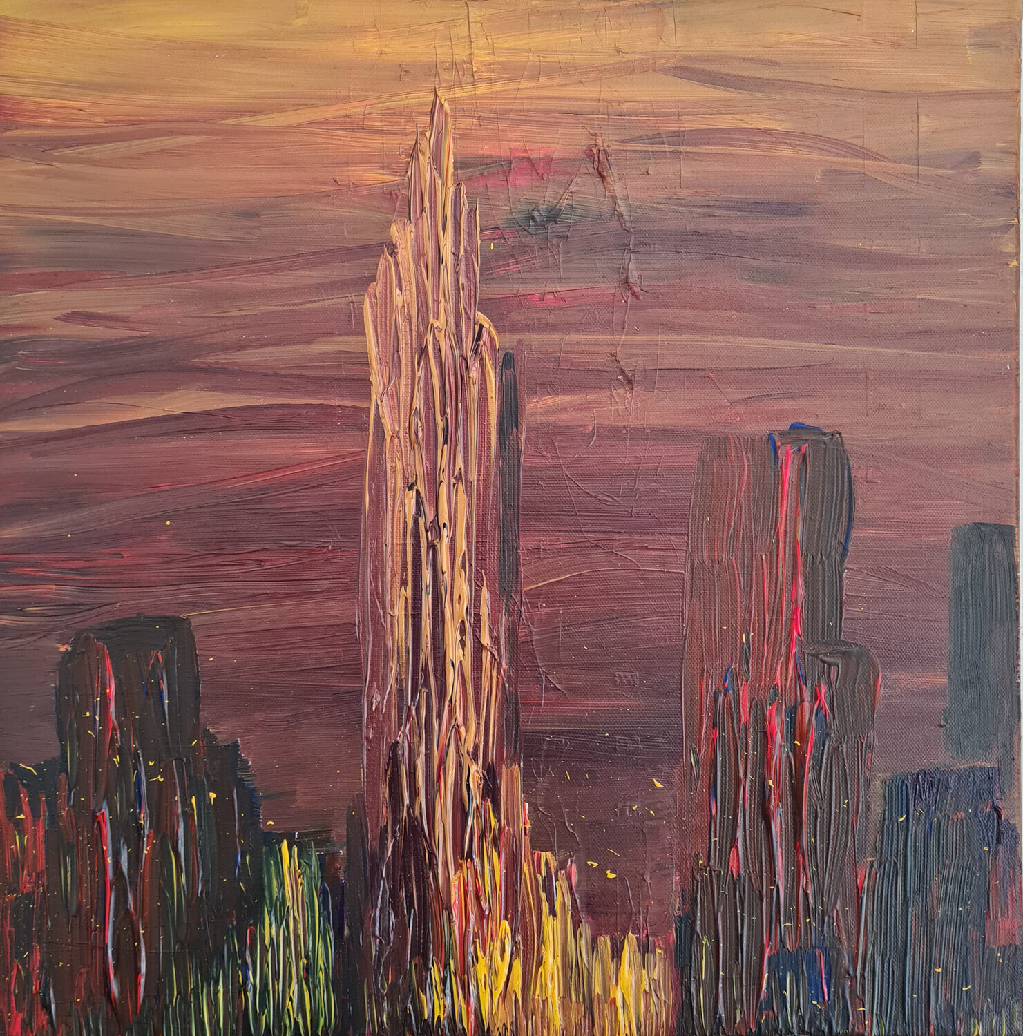 Evening in the city Maksim Gorshkov