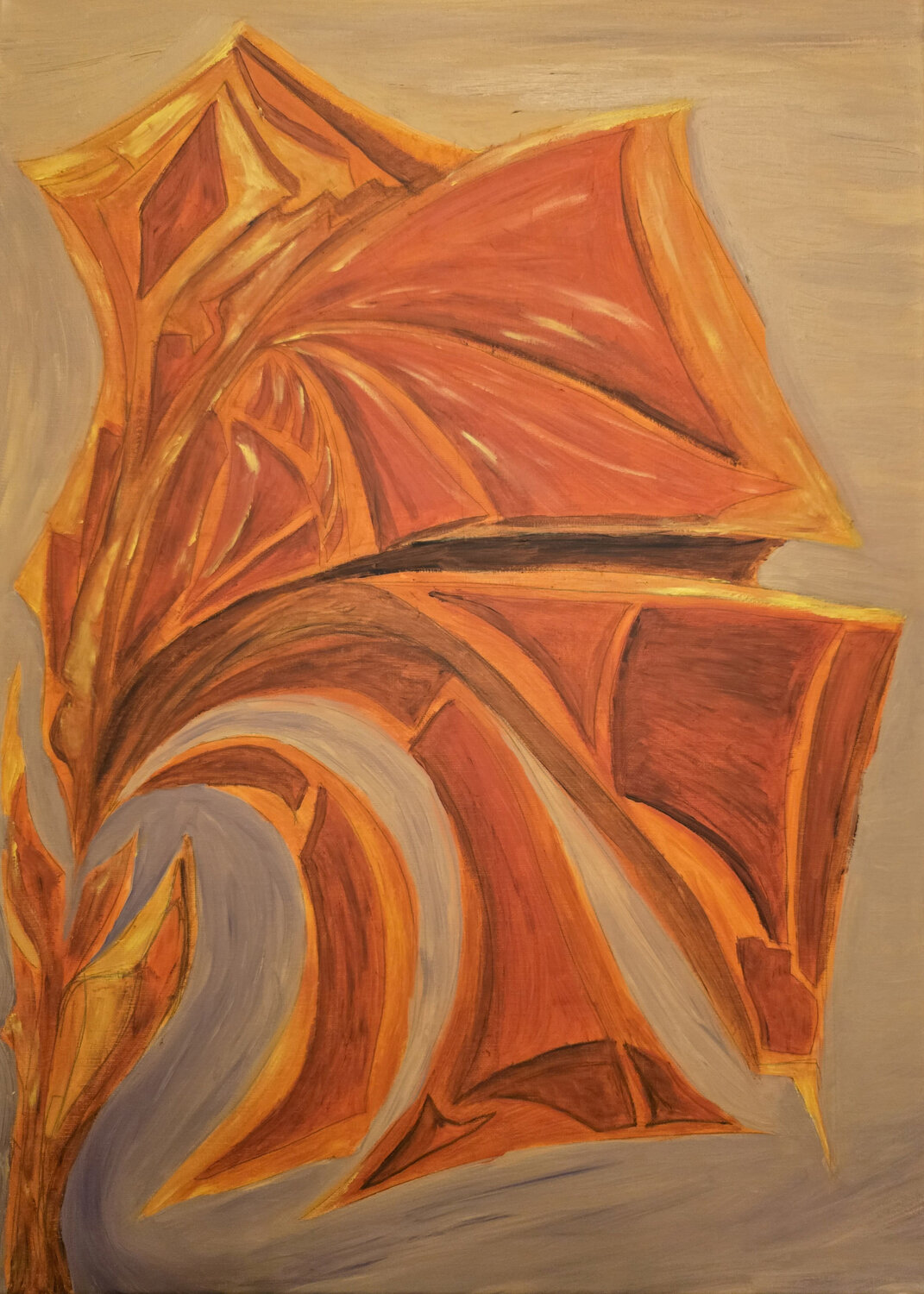 The Torch Maksim Gorshkov Dipinto originale in vendita