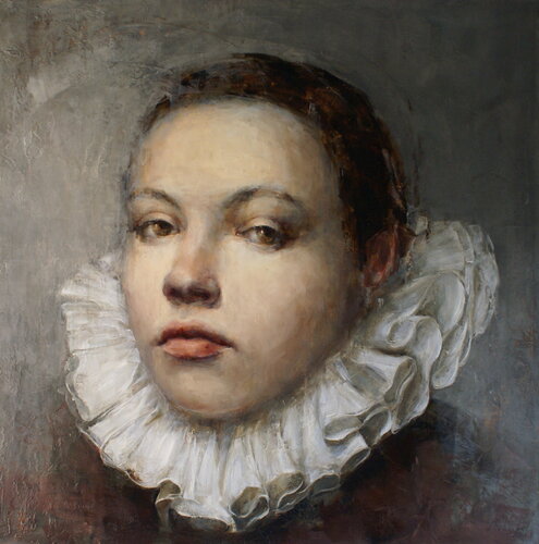 BOY FROM THE PAST by Elena Agraphiotis, 油畫 for Sale on Singulart