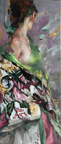 ROYALTY IN SILK di Elena Agraphiotis, Pittura in vendita su Singulart