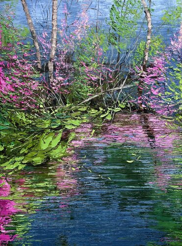 ,,COLORS OF SPRING" van Elena Agraphiotis, Schilderij te koop op Singulart