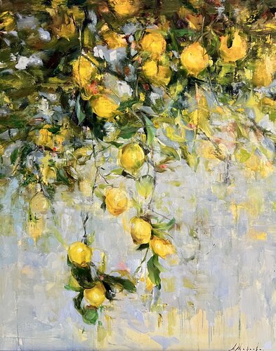 SUNNY LEMONS - DELIGHTFUL PROVENCE di Elena Agraphiotis, Pittura in vendita su Singulart