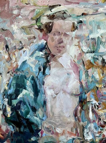 FEMALE FIGURE by Elena Agraphiotis, Painting for Sale on Singulart