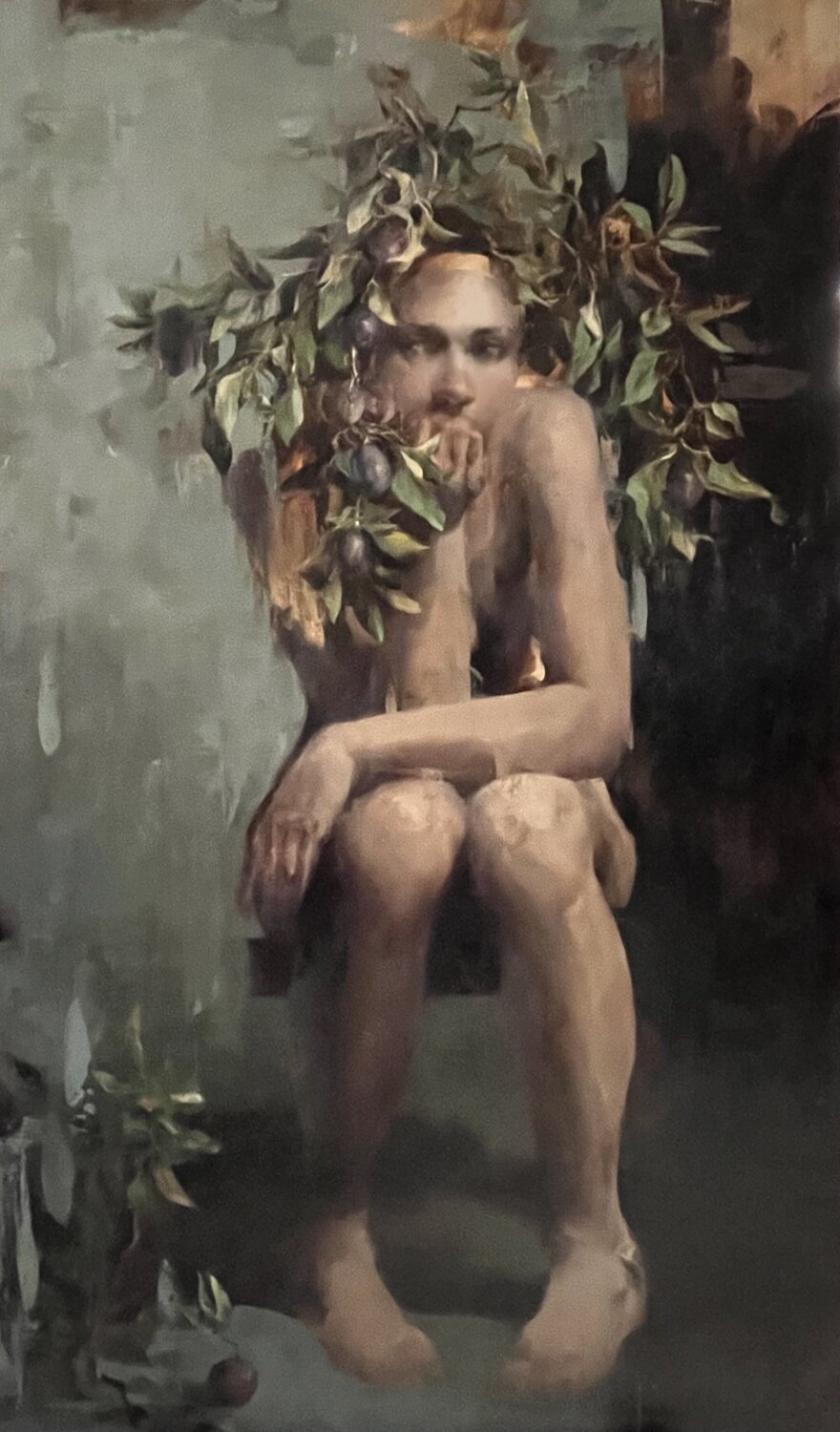 GIRL AND PLUMS Elena Agraphiotis