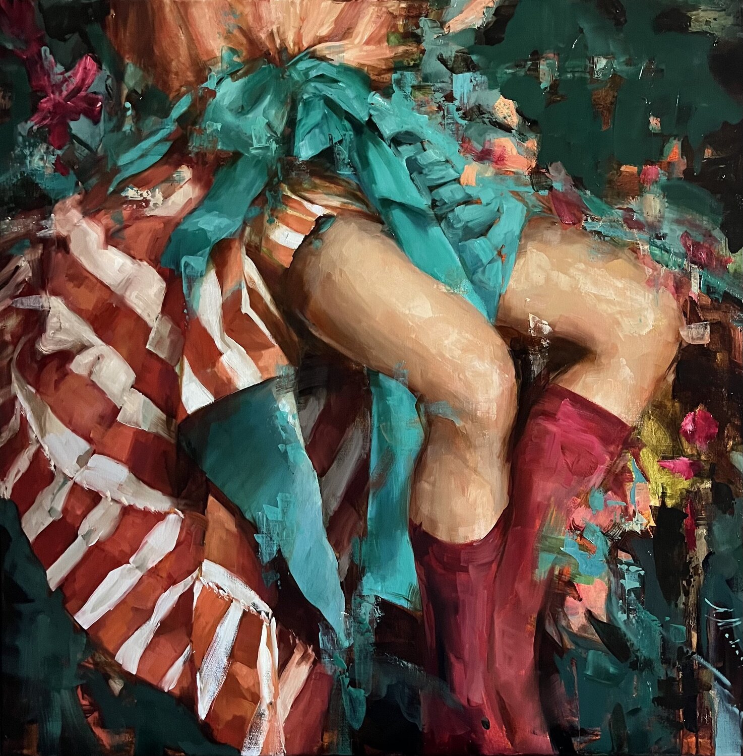 ,,BOLERO-sophisticated lyrics dealing with love" Elena Agraphiotis Dipinto originale in vendita