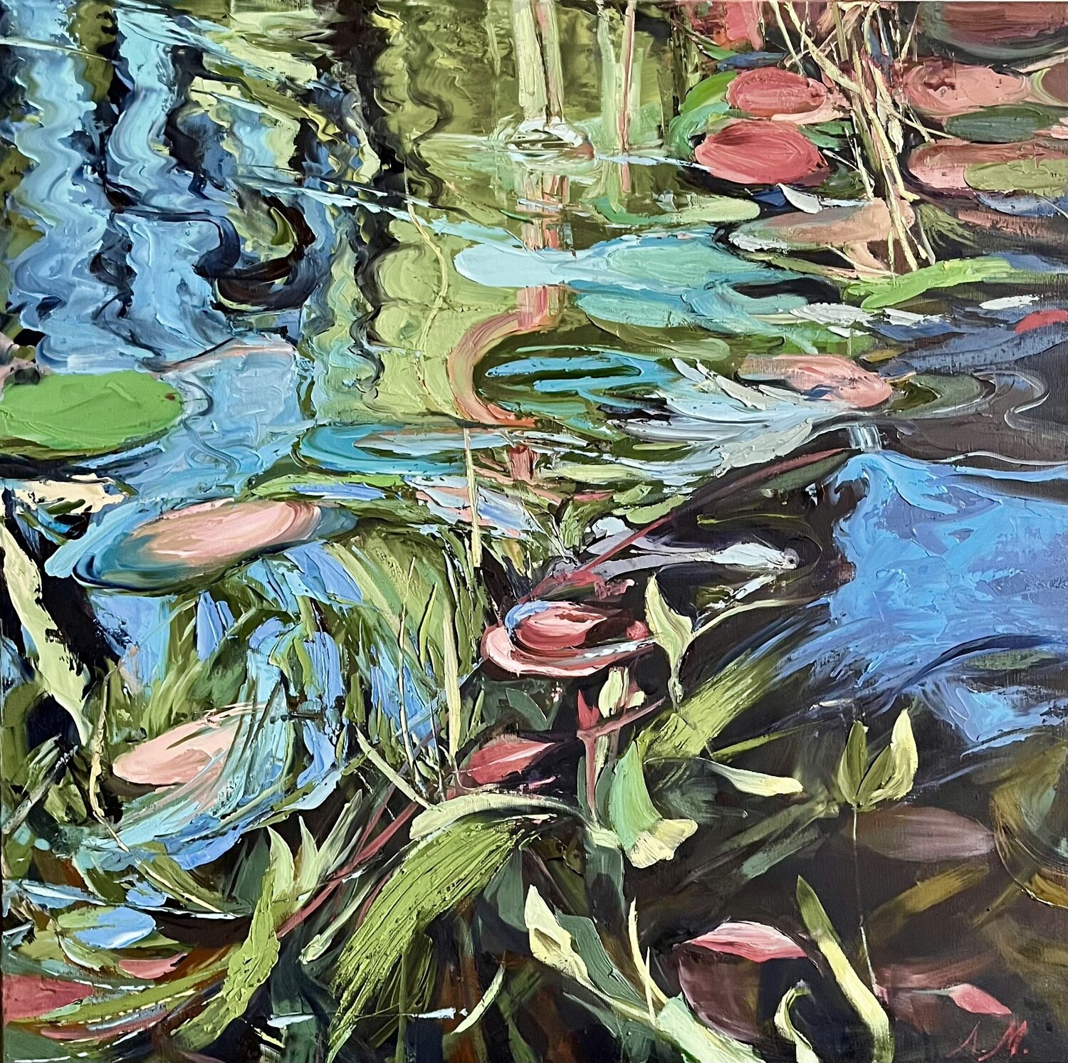 HARMONY OF WATER LILIES Elena Agraphiotis