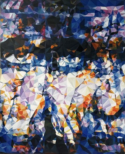 Faces 6 di Thuy Nguyen, Pittura in vendita su Singulart