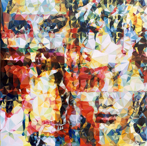 Faces 1 by Thuy Nguyen, 회화 for Sale on Singulart