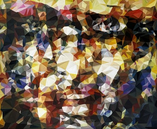 Faces 4 von Thuy Nguyen, Malerei kaufen auf Singulart