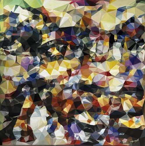 Faces 9 di Thuy Nguyen, Pittura in vendita su Singulart