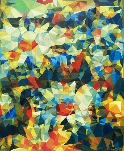 Fall flower de Thuy Nguyen, Pintura a la venta en Singulart