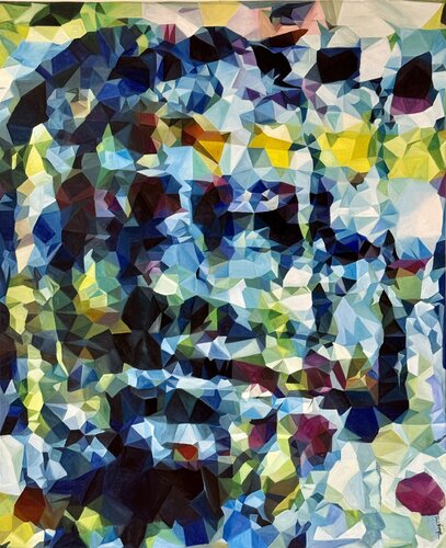 Faces 16 di Thuy Nguyen, Pittura in vendita su Singulart