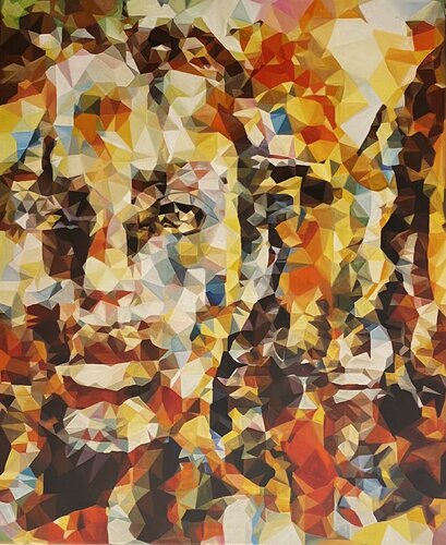Faces 14 di Thuy Nguyen, Pittura in vendita su Singulart