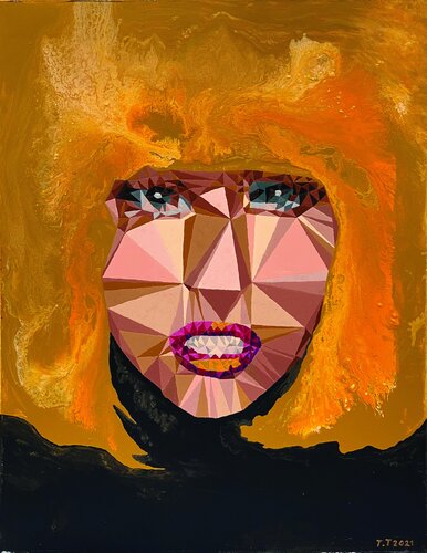 I am blonde par Thuy Nguyen, Peinture en vente sur Singulart