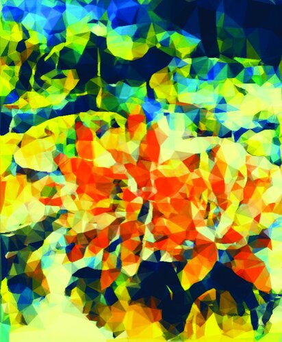 Crystal Lotus 1 van Thuy Nguyen, Schilderij te koop op Singulart