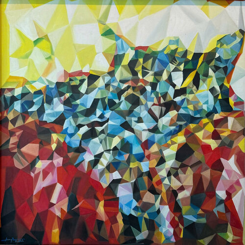 Lean on you van Thuy Nguyen, Schilderij te koop op Singulart