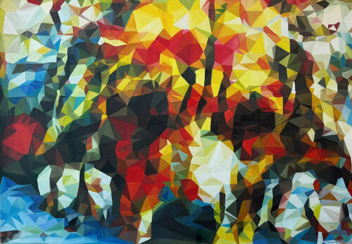 Soulmate 2 by Thuy Nguyen, 회화 for Sale on Singulart