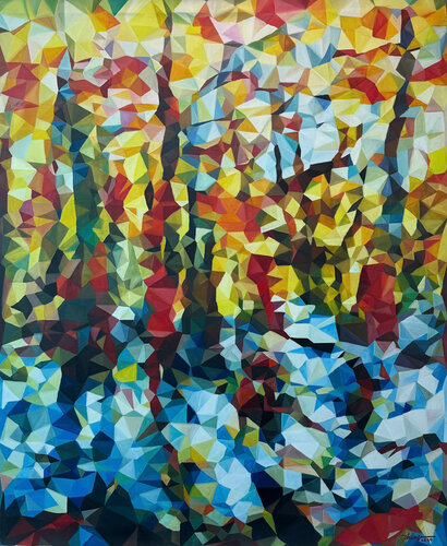Echoes of Autumn de Thuy Nguyen, Pintura a la venta en Singulart