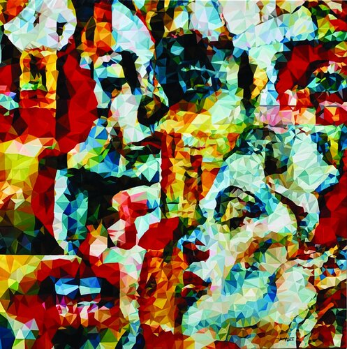 Faces 23 di Thuy Nguyen, Pittura in vendita su Singulart