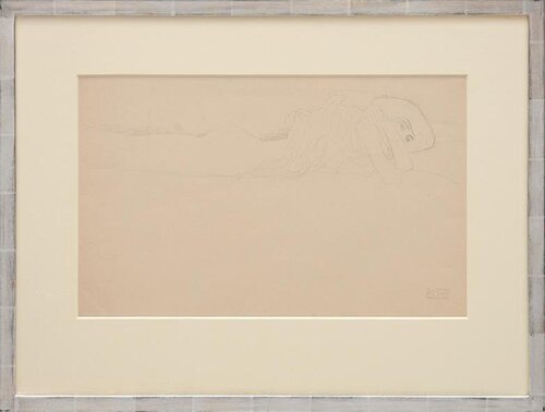 Skizze zu den "wasserschlangen" (Sketch for the "Water Snakes") van Gustav Klimt, Afdruk te koop op Singulart