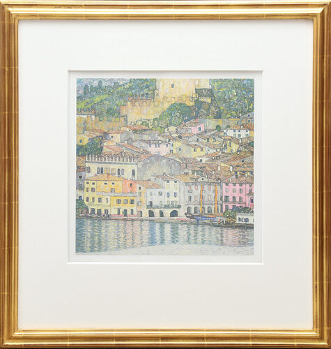 Malcesine am Gardasee von Gustav Klimt, Druck kaufen auf Singulart