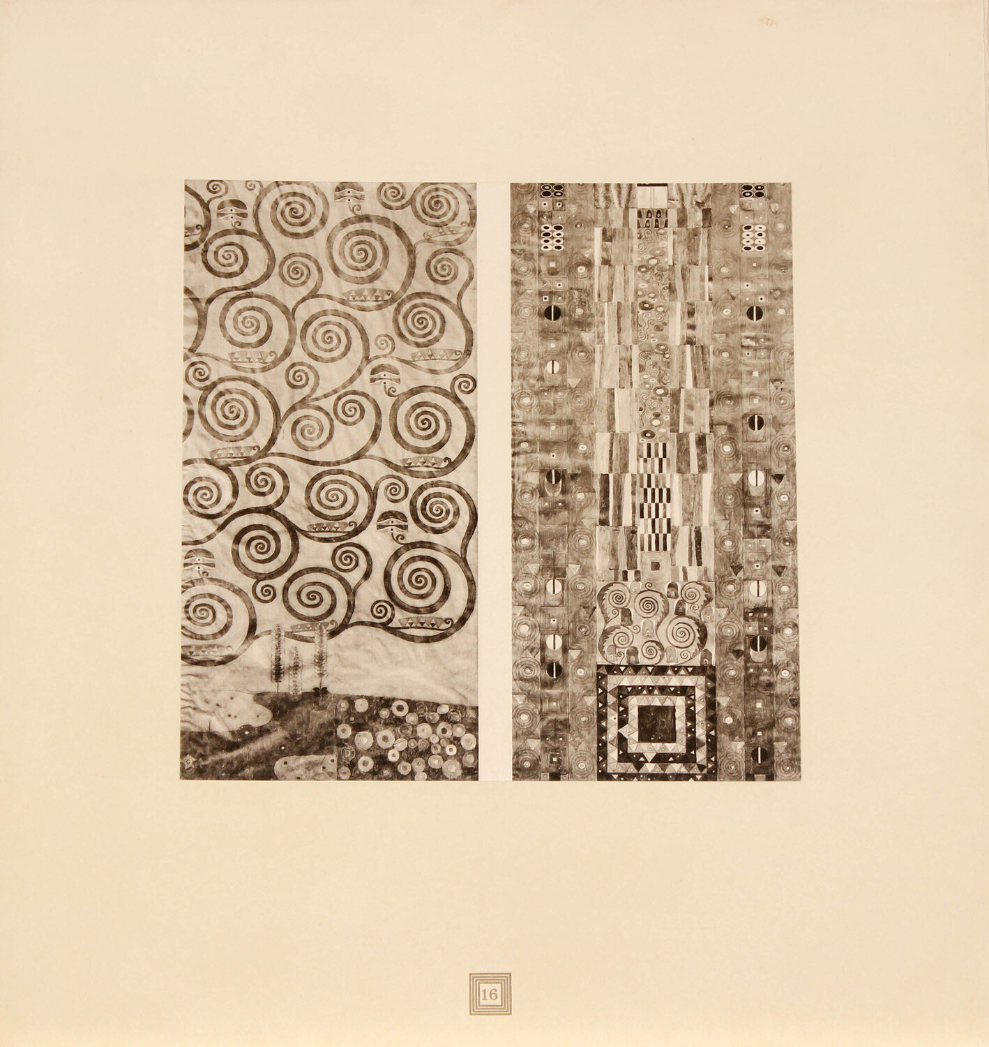 Der Lebensbaum und das Mittelfeld, 1931 Gustav Klimt