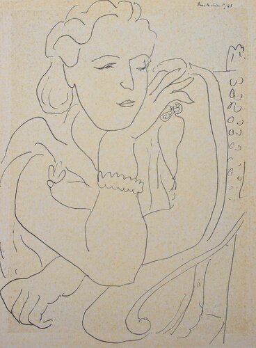 Belle bourgeoise élégante di Henri Matisse, Stampa in vendita su Singulart