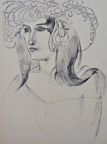 Femme au grand chapeau di Henri Matisse, Stampa in vendita su Singulart