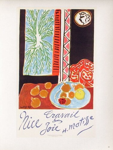 AF 1948 - Nice Travail et Joie by Henri Matisse, Print for Sale on Singulart