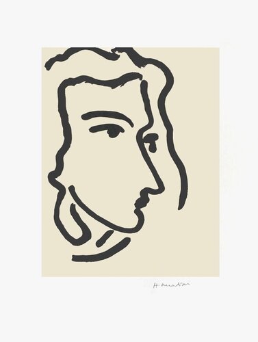 Nadia regardant à droite van Henri Matisse, Afdruk te koop op Singulart