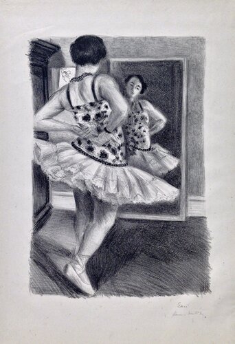 Dancer at the Mirror di Henri Matisse, Stampa in vendita su Singulart