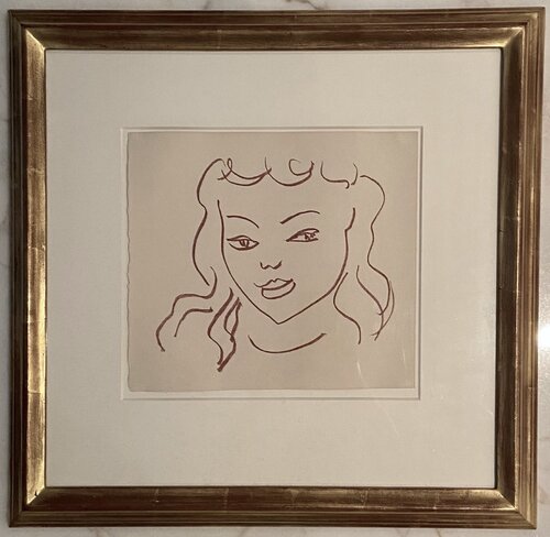 Head of a young girl van Henri Matisse, Afdruk te koop op Singulart