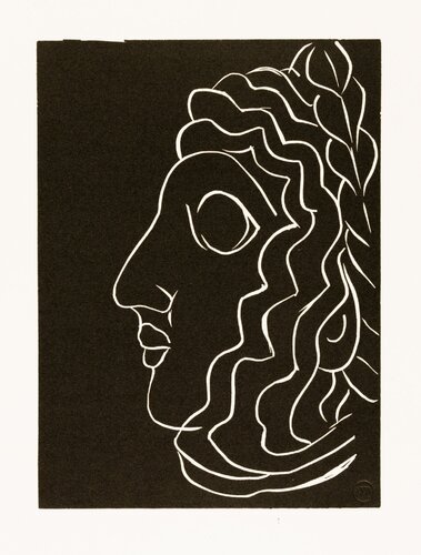 . . . ET JE ME REPOSERAI ENFIN DANS LE RIEN QUE JE CONVOITE . . . (p. 47; variant II) van Henri Matisse, Afdruk te koop op Singulart