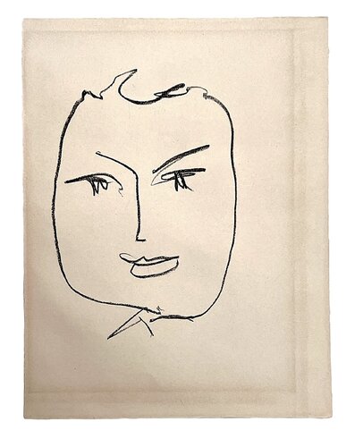 Paul Demarne, Visage (D.692) van Henri Matisse, Afdruk te koop op Singulart