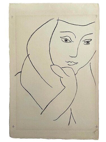 Lettres Portugaises (Page 100) di Henri Matisse, Stampa in vendita su Singulart