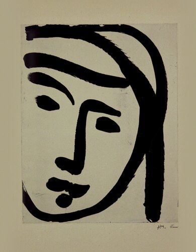 Bedouine au large visage van Henri Matisse, Afdruk te koop op Singulart