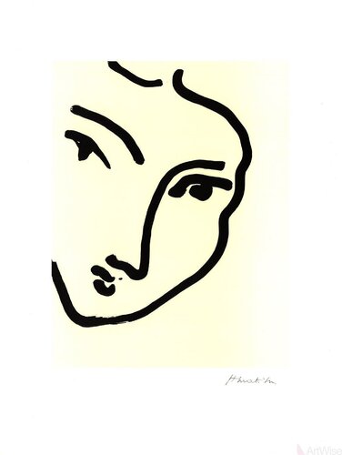 Nadia Au Menton Pointu van Henri Matisse, Afdruk te koop op Singulart