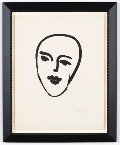 Masque au petit nez (Mask with Small Nose) van Henri Matisse, Werk op papier te koop op Singulart