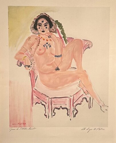 L'odalisque Assise van Henri Matisse, Afdruk te koop op Singulart