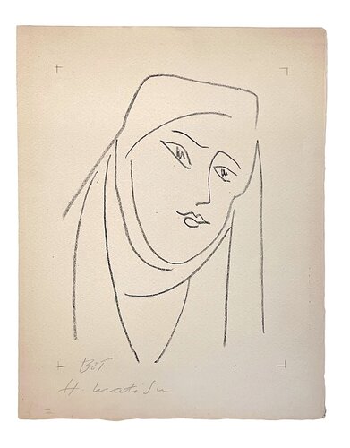 Lettres Portugaises (Page 108) van Henri Matisse, Afdruk te koop op Singulart